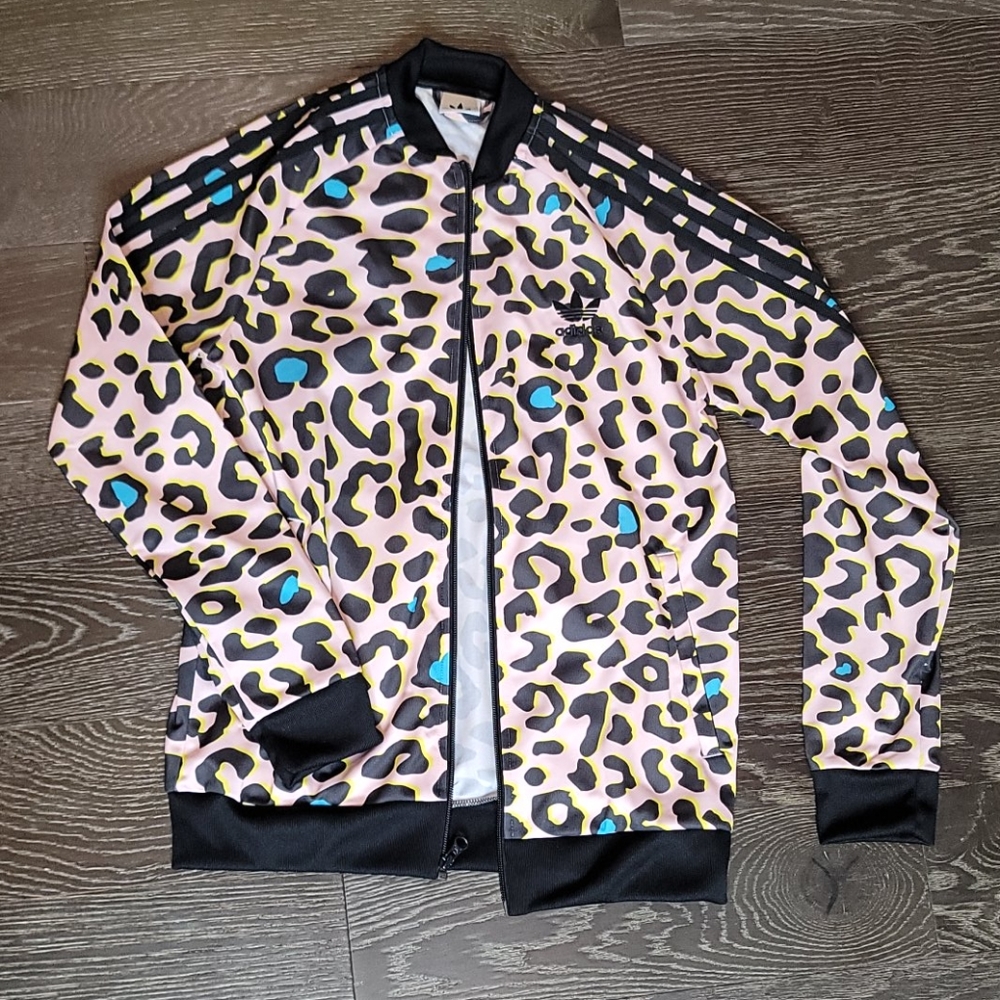 Girls Adidas Track Jacket size L